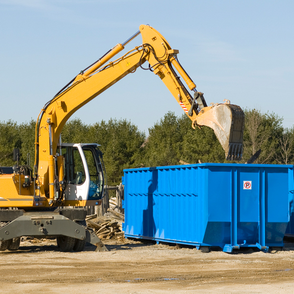 is there a minimum or maximum amount of waste i can put in a residential dumpster in Godwin North Carolina